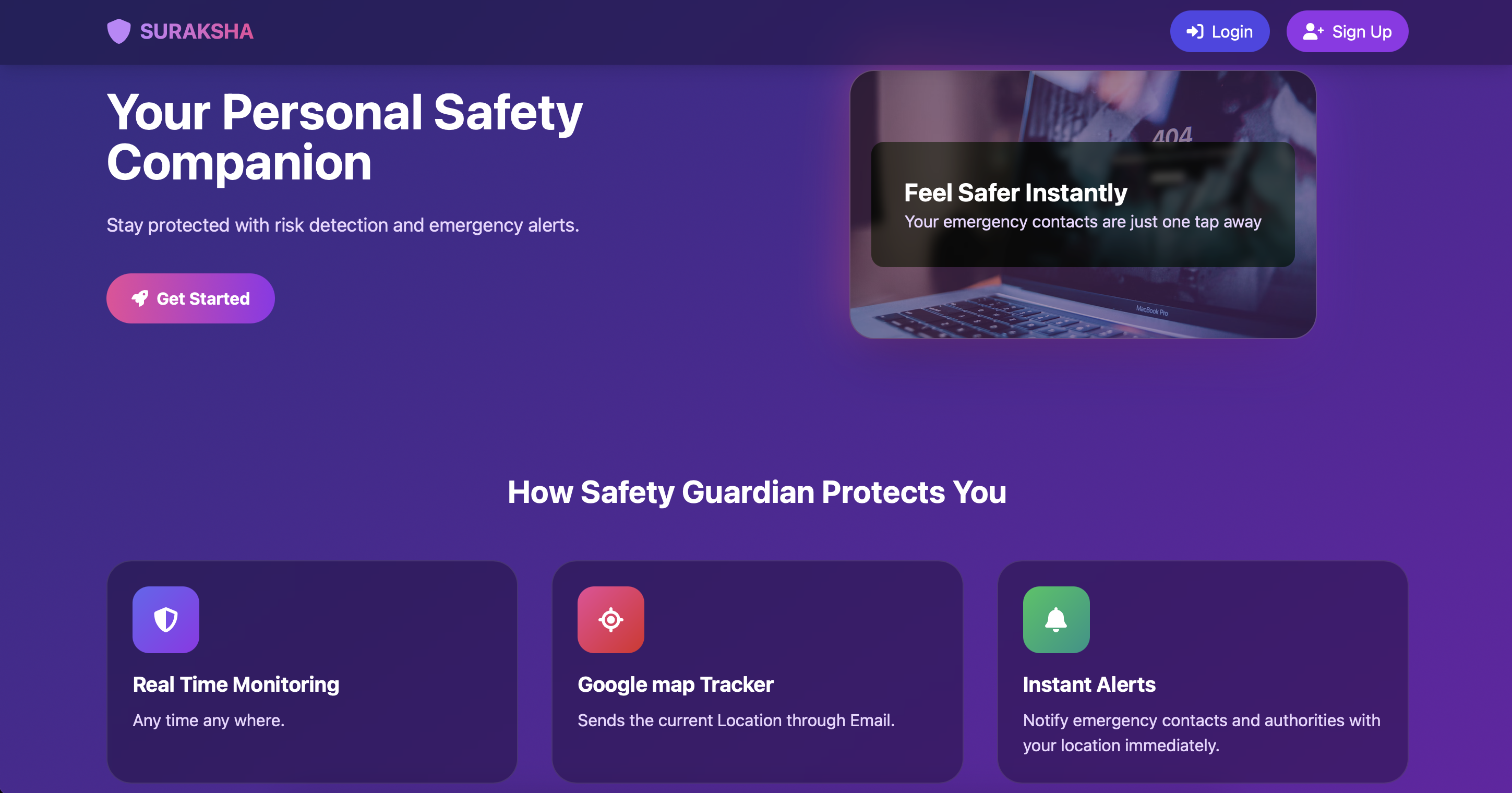 Suraksha - The Safety Guardian